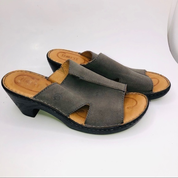 Born Suede Slide On Heel - Picture 3 of 4